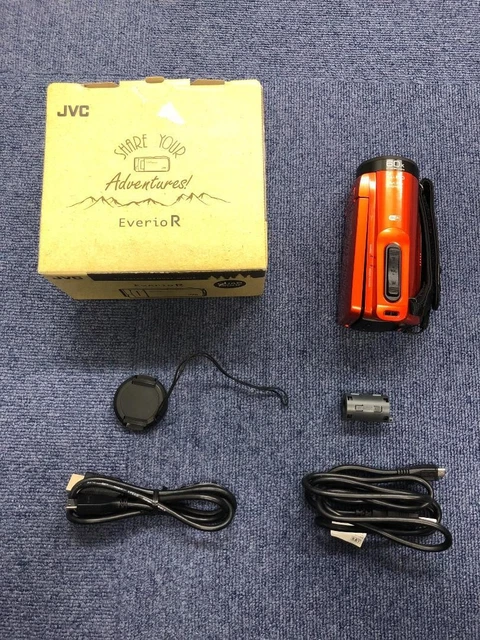 JVC GZ-RX680 CAMCORDER Orange 4K Video Recorder Used $336.19