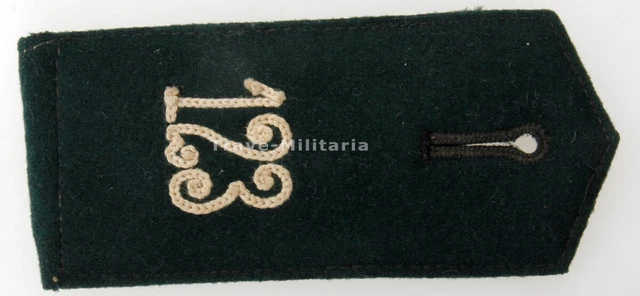 Heer Rwp WEHRMACHT HEER SCHULTERKLAPPE Infanterie-Regiment 123 Mannschaften EUR ...