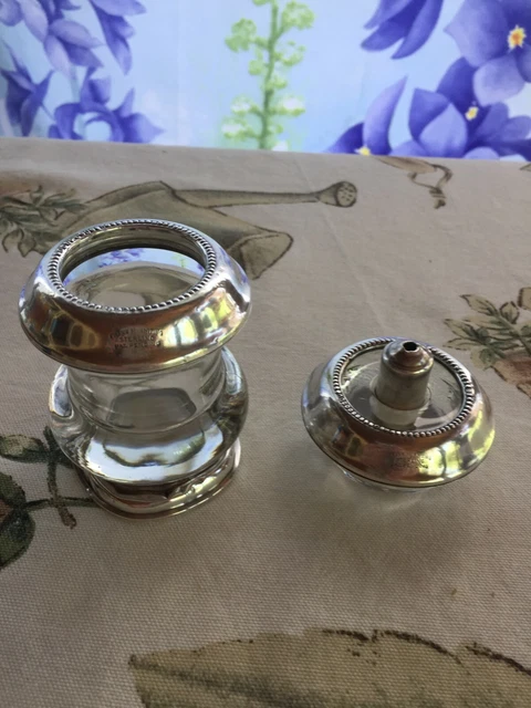 Antique Victorian "FRANK M. WHITING" Sterling Cigarette Holder & Lighter