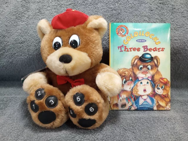 VINTAGE TALKING BABY Bear Goldilocks & The Three Bears Read Along Book ...