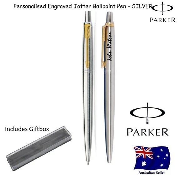 Personalised Engraved Parker Classic Ball Pen - Gold - Christmas Gift Fathers Day - Boyfriend