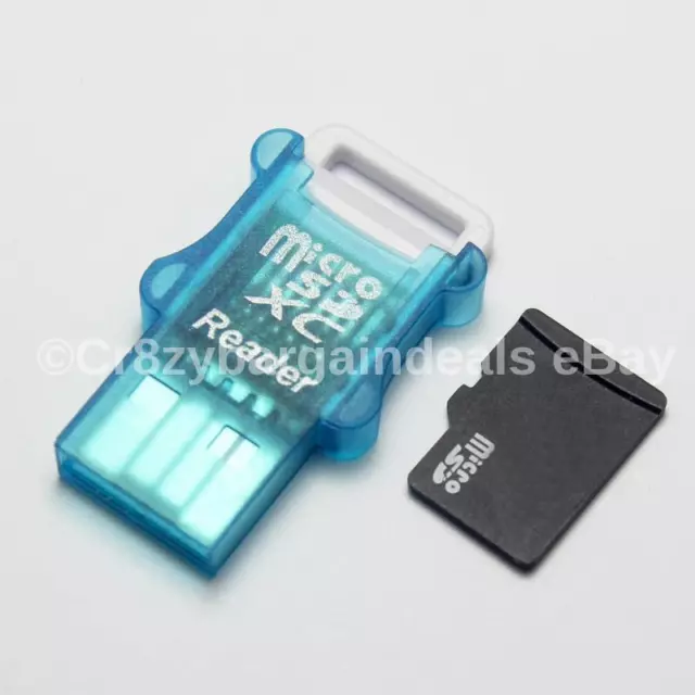 USB Mini TF memory card reader micro sd sdhc sdxc card reader TF writer adapter 3