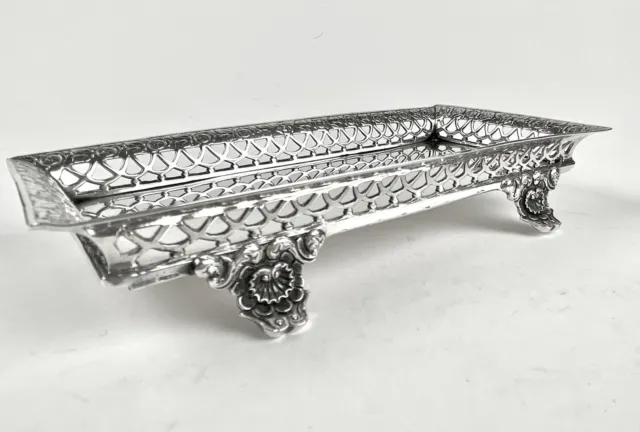 Sold Silver Sterling Candle Snuffers Tray Portugal Lisbon 1843 Georgian