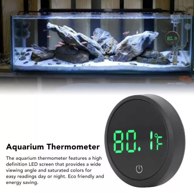 Termometro acquario display LED termometro acquario acquario alta precisione per vetro