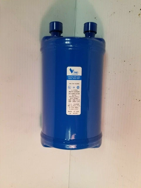 Heat Pump SUCTION LINE Accumulator, 3/4'' sweat, KMP, VA54-6SRD Heat Pump SUCTION LINE Accumulator, 3/4'' sweat, KMP, VA54-6SRD