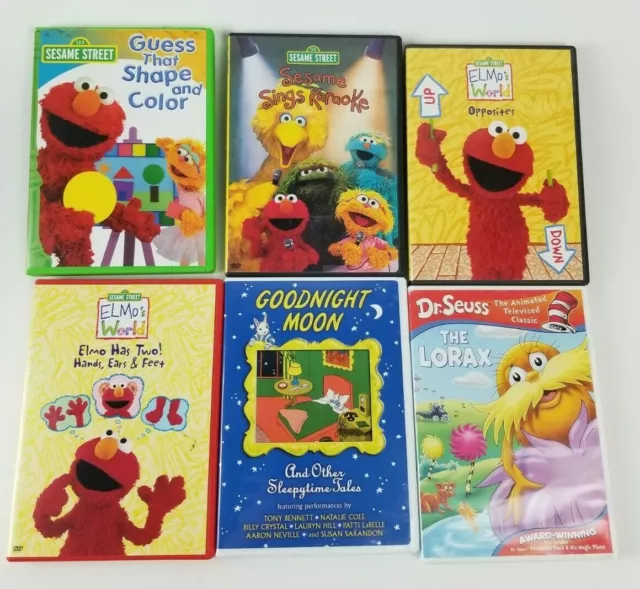PBS KIDS SESAME Street DVD Lot Of 6 New Sealed Elmo Kids Children’s EUR ...