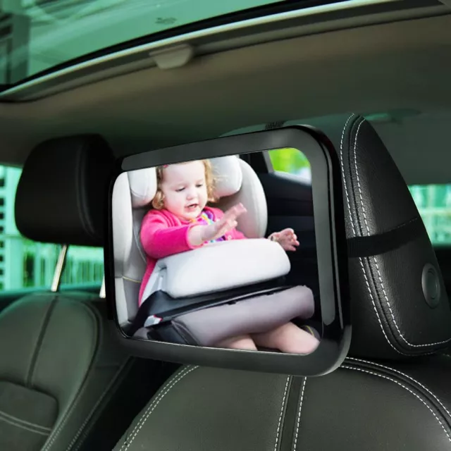 Mirror Seat Car Safety Baby Back View Rear Child Adjustable Infant Toddler Wide 3