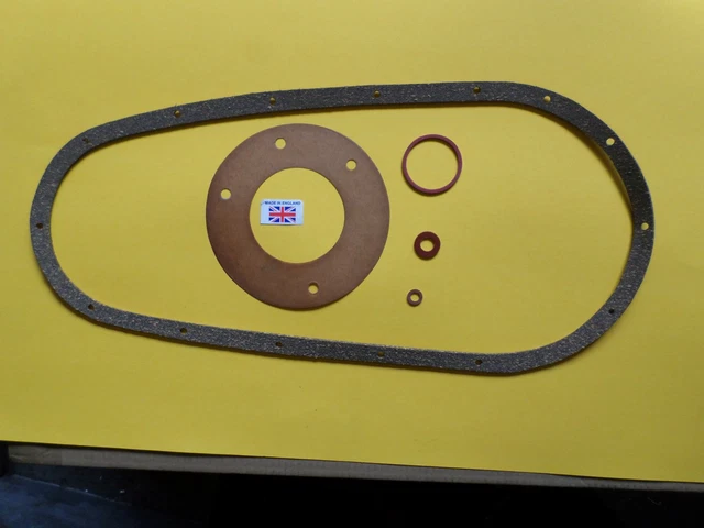 thumbnail interactive-video image 1 of Restorflex BSA Motorcycle Chaincase To Crankcase Gasket (66-7575) – Fits B31, B33, C10, C11, M20, M21 1 of 1