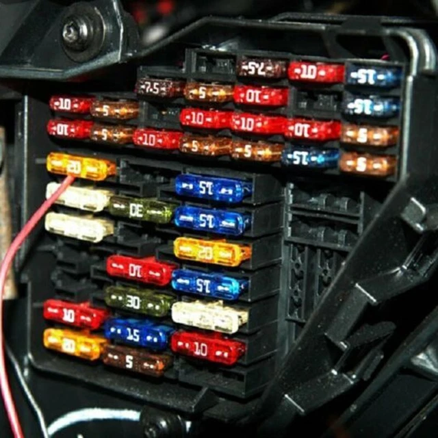 100 pièces/lot voiture micro mini kit fusible profil bas 5A 7.5A 10A 15A 20A 25