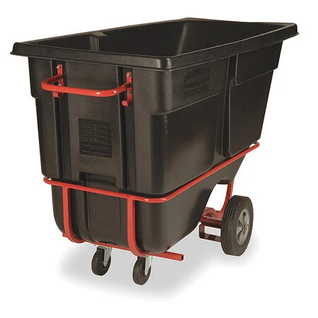 Rubbermaid Fg131542bla Tilt Truck,Forkliftable,1 Cu Yd,1250 Lb