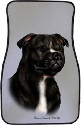 Staffordshire Bull Terrier Car Floor Mats Pair (TB) 36231