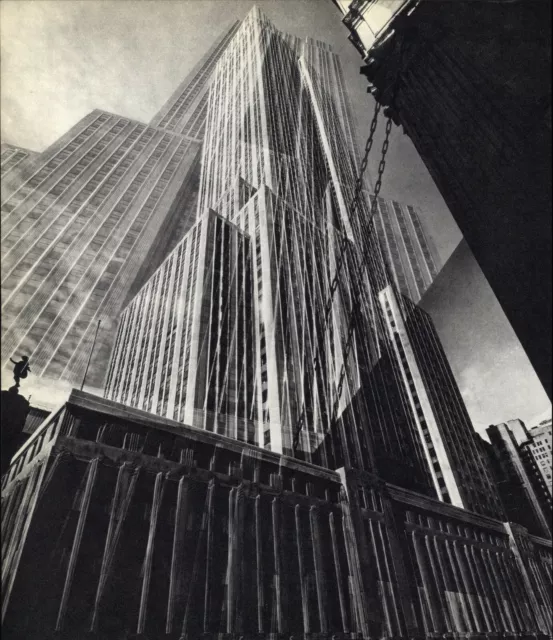 1932 1963 The Empire State Building Edward Steichen Art Photo Photogravure 16x20