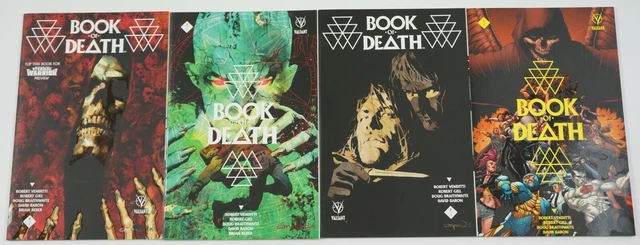 Book of Death #1-4 VF/NM complete series - valiant bloodshot rai - set lot 2 3