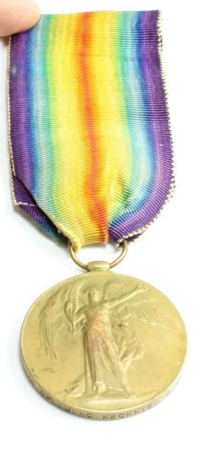NICE! Original WW1 Named British Victory Medal ROYAL SCOTS