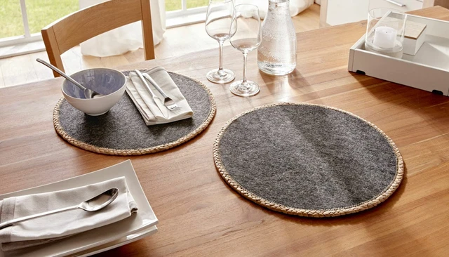 Salvare Set 2x Platzmatte " Tendenza ",2er Tavolo Essen Stoviglia Mobile Tessuto