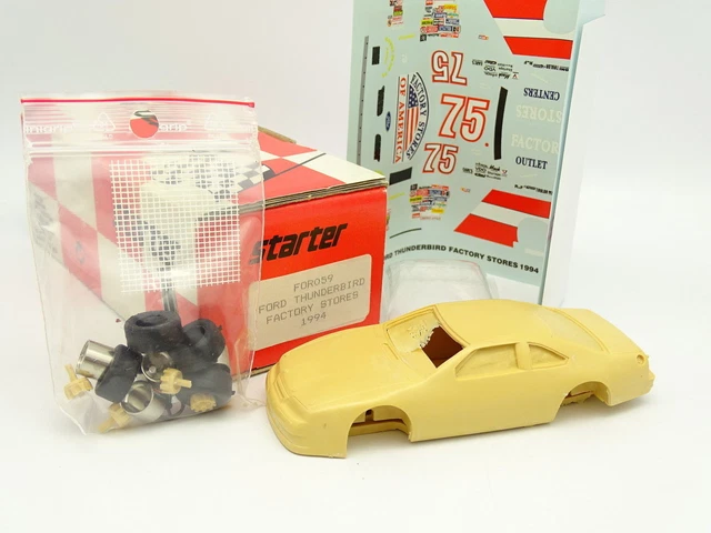 Kit Maquette Starter 1/43 – Ford Thunderbird Motorcraft NASCAR 1987 – Résine Rouge