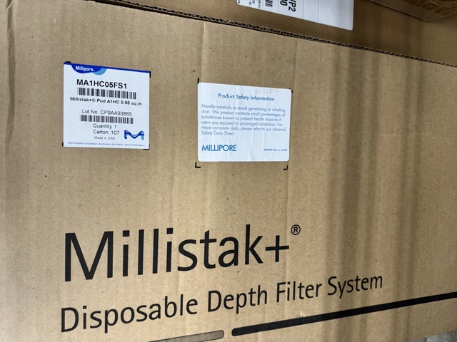 Millipore MA1HC05FS1 Millistak+ Pod A1HC 0.55 sq m Millipore MA1HC05FS1 Millistak+ Pod A1HC 0.55 sq m