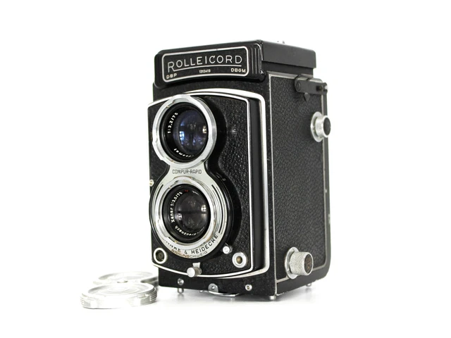 Rolleiflex Baby Black 4x4 | Appareil Photo Vintage Allemand | Xenar 3,5/60mm