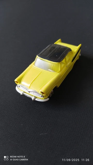 SIMCA CHAMBORD NOIRE ET JAUNE NOREV PLASTIQUE 1/43 SANS BOITE (N1) - Boutique Loisir et Collection