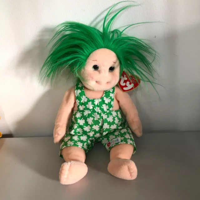TY Beanie St Patrick's Day Shenanigan Irish Girl Plush Soft Toy Doll with tag (W
