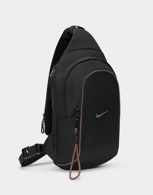 Nike 22SS Sportswear Essentials Sling Bag Unisex Sport Pack Black NWT DJ9796-010