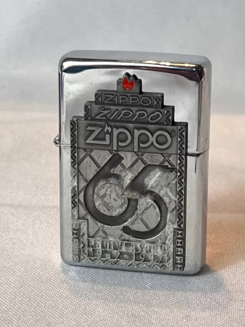 1932-1997 Zippo Lighter 65th Anniversary Model Sticker Sealed In Box 3