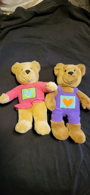 Hallmark Kiss Kiss Bears Kissing Magnetic Nose Plush Stuffed Valentine 2 Bears