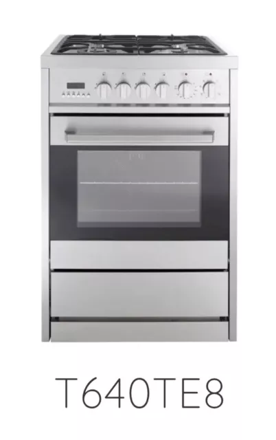 🔥Technika T640TE8 60cm Freestanding Dual Fuel Oven/Stove 2 Years Warranty🔥sale