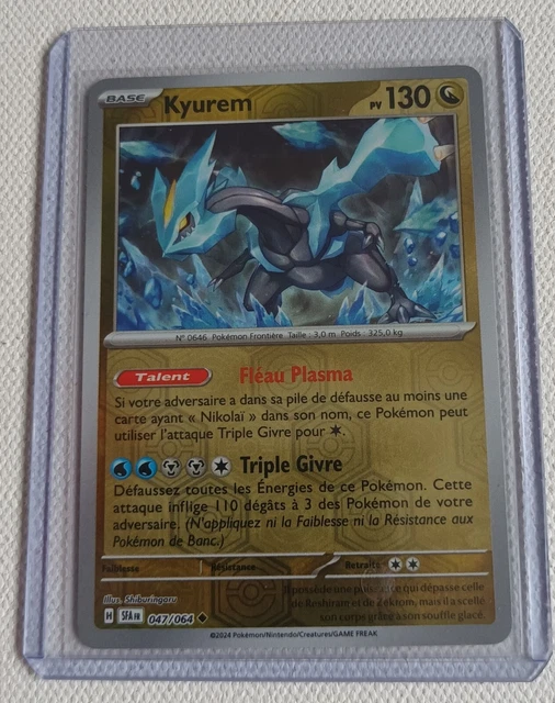CARTE POKÉMON REVERSE Kyurem 047/064 SFA SV6.5 Fable Nébuleuse FR NEUF ...
