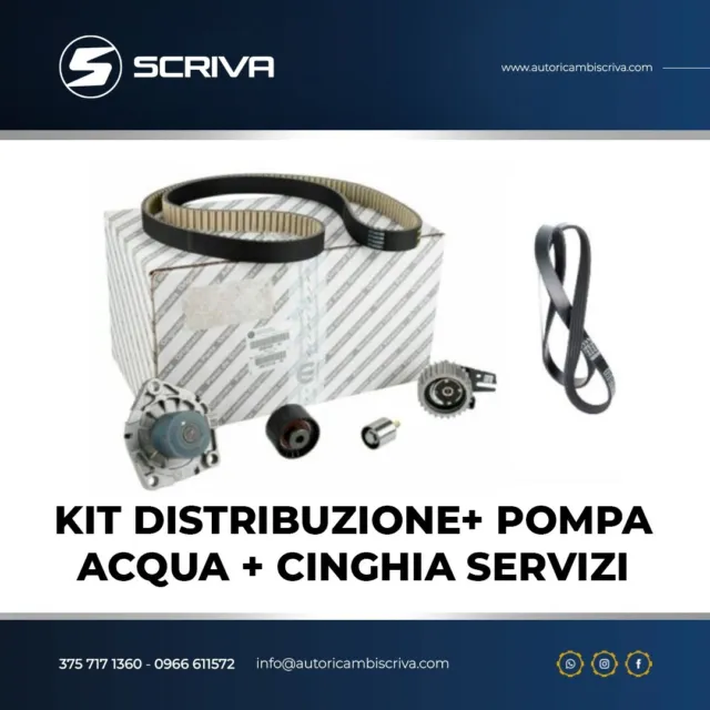 Kit Courroie de Distribution+Pompe à Eau + Services Alfa Romeo Giulia 2.2 D