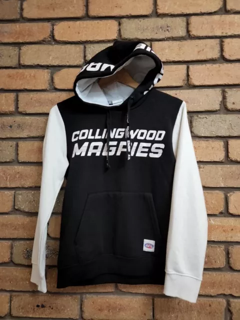 Boys Collingwood Magpies Football Hoodie Size 14, Footy Top Winter