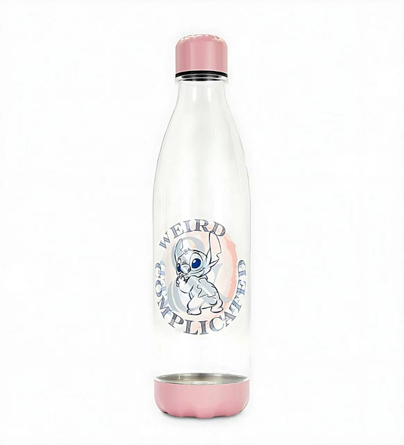 DISNEY'S LILO & Stitch Clear Water Bottle Reusable Milk Water Juice