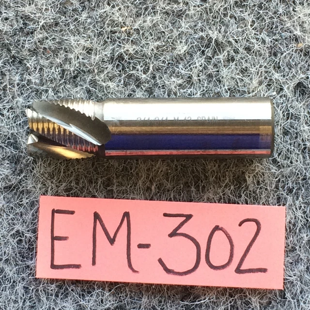 Hertel 3/4" X 3/4" Fine Pitch Roughing Carbide End Mill Cnc Drill Bit