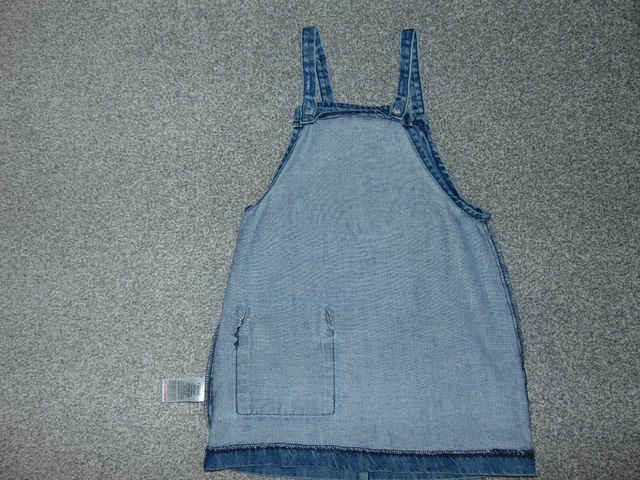 Bundle Mix, Girls' Denim Pinafore Dress & Skirt, Next, Age 2-3 Years, VGC 10