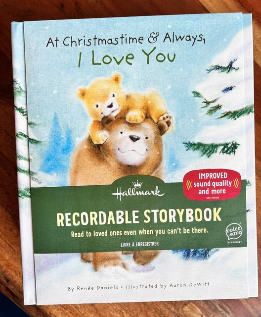 Hallmark Recordable Storybook At Christmas And Always I Love You New *