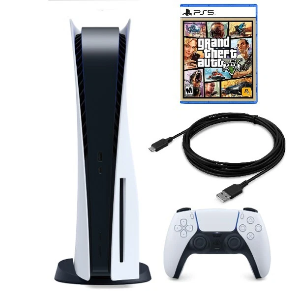 SONY PLAYSTATION 5 Console (PS5 Disc Console) Disc Version with Grand