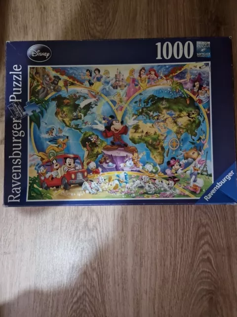 Ravensburger Disney's World Map 1000 Piece Puzzle