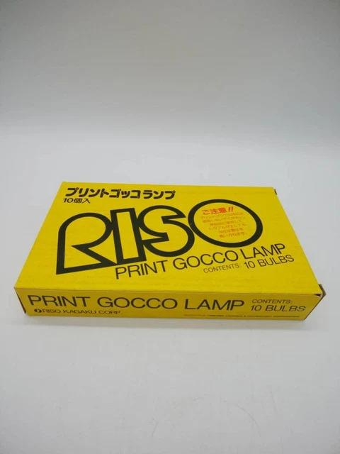 RISO Print Gocco malla Master 10 Flash Lámpara Bombilla Pantalla Impresora Envío Grabado NUEVO