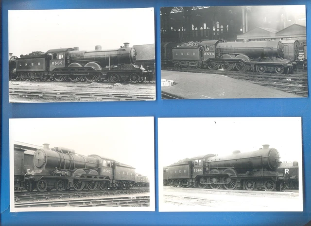 20 RAILWAY PHOTOGRAPHS 9 x 14cms.LNER CLASS B12 STEAM LOCOMOTIVES £20. ...