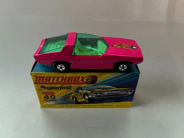 Matchbox Superfast 40 Guildsman - Rose Lesney 1970 - Avec Boîte D'origine - État Proche Neuf