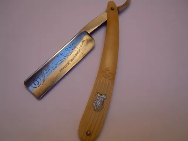 Filarmonica 14 Tridur rasoir rasoio rasiermesser straight razor non shave