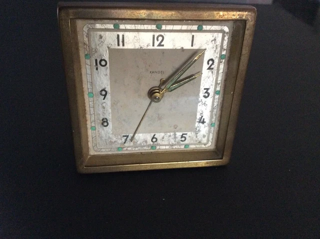 Vintage Gold Wind-Up Mechanical Alarm Clock – Quiet, Battery-Free, Waterproof For Bedroom Or Desk