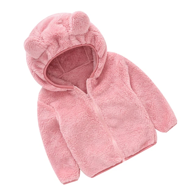 Felpa con cappuccio calda lavabile comoda cartone animato vestiti neonati bambine 3
