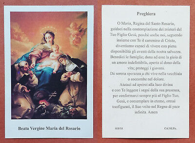 B.VERGINE DEL CARMINE in PIACENZA santino-holy card 
