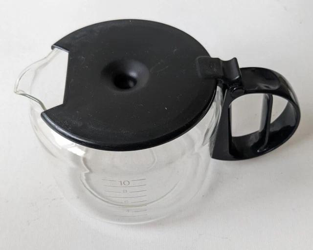 Glaskanne mit Deckel für Kaffeemaschine Braun 10 Tassen