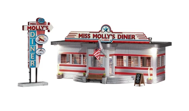 Woodland Scenics BR4956 N Miss Molly's Diner (US IMPORT)