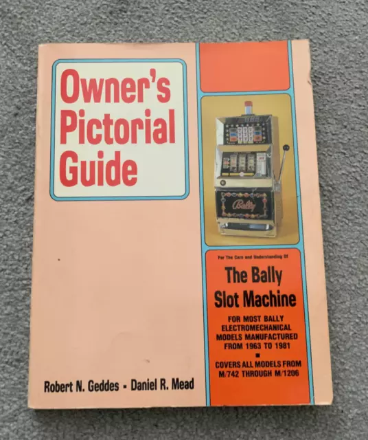 Bally Slot Machine Owners Pictorial Guide Manual