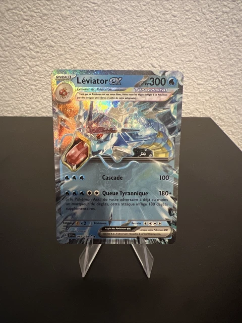 Coffret 10 Cartes Pokémon Françaises - Léviator Ex Téracristal - Ultraboost Écarlate Et Violet