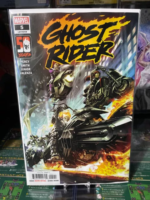 Ghost Rider #5 1St Print Cover A Nm Marvel Comics 2021 Mcu Disney Midnight Sons