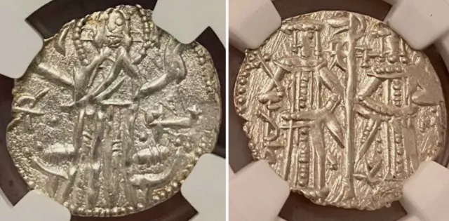 Kingdom Of Bulgaria Ivan Aleksander Silver Gros 1331-1371 Ad Ngc Ms 63